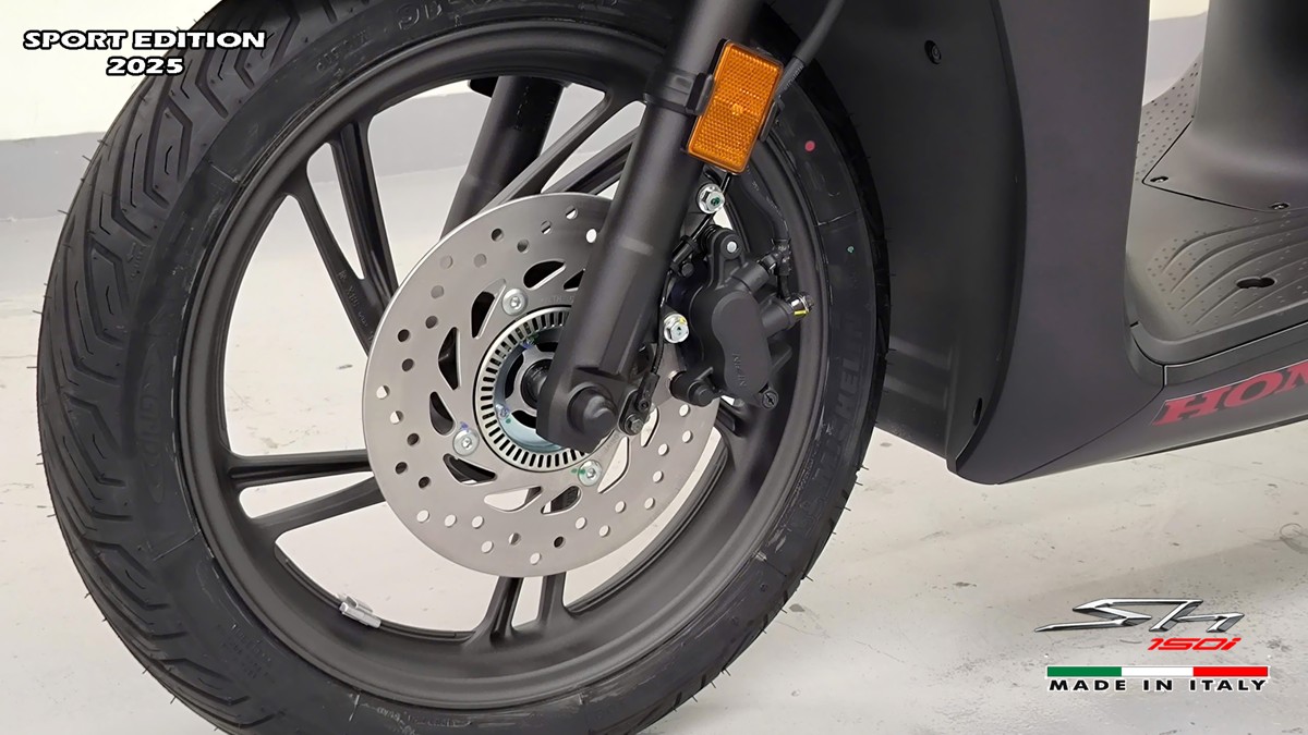 Hệ Thống Phanh ABS An Toàn - Honda SH150 Sport 2025 Màu Đen