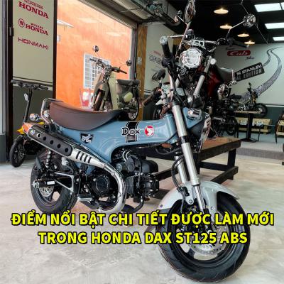 Điểm nổi bật của chi tiết được làm mới trong Honda Dax ST125 ABS tại cửa hàng bán xe Honda Ninh Bình