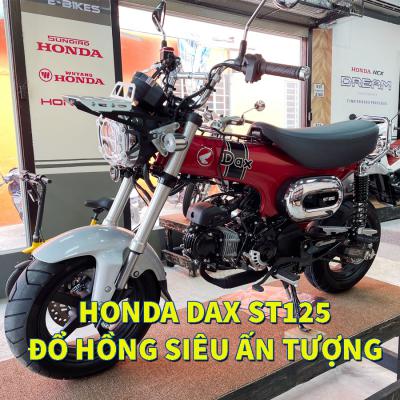Honda Dax ST125 đỏ hồng siêu ấn tượng tại cửa hàng bán xe Đắk Lắk